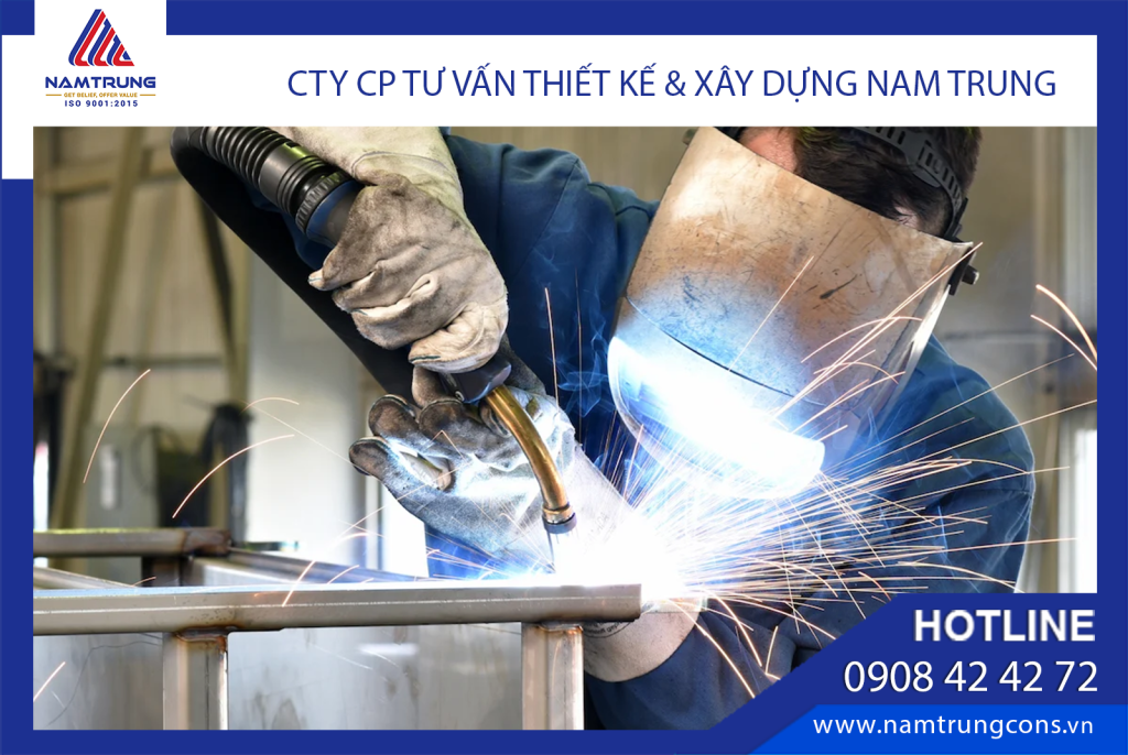 Hàn thép tổ hợp cần độ chính xác & an toàn tuyệt đối