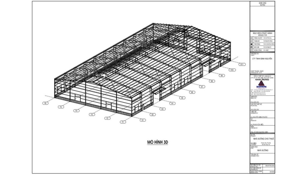Bản vẽ mô hình 3D