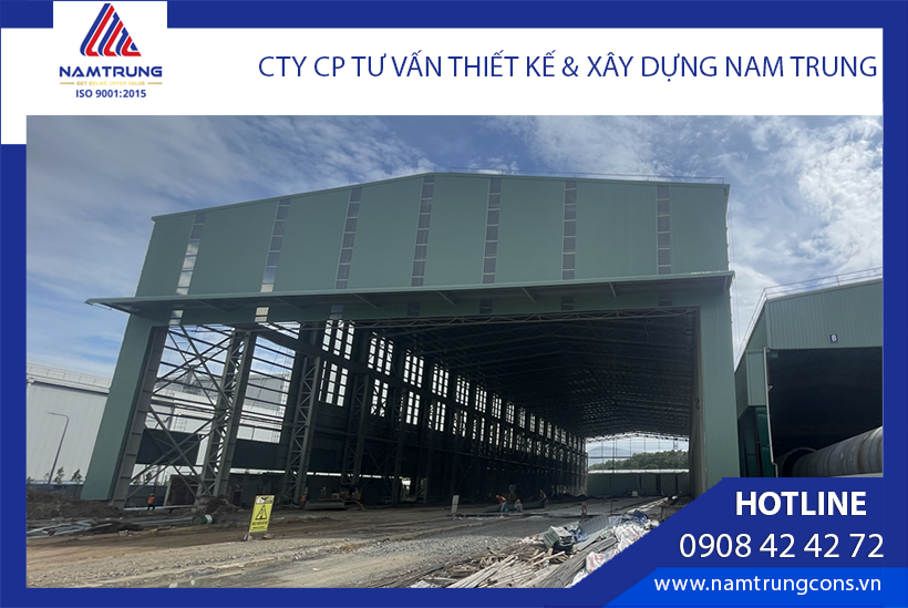Dự án CSWind: nhà xưởng số 2 nhìn từ bên ngoài