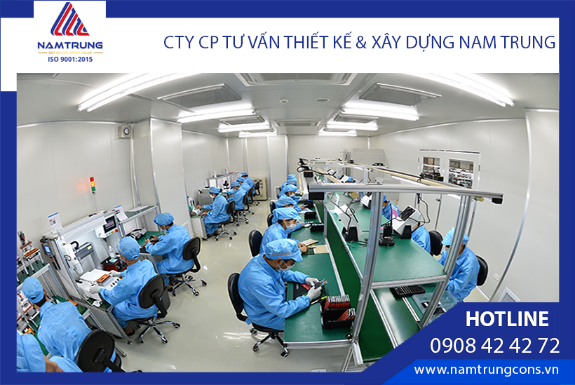 Phòng sạch trong ngành thiết bị điện tử