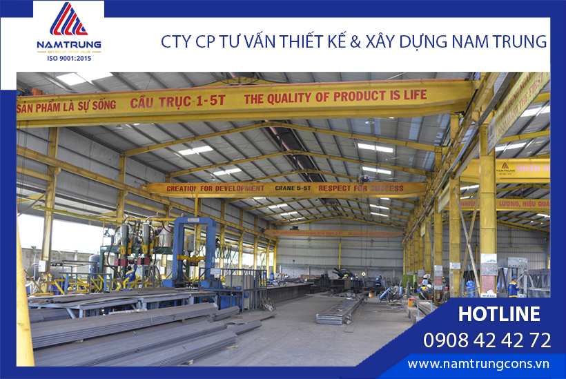Ba Ria Vung Tau 중소기업 협회 및 기업이 Namtrung Steel Structure Factory를 방문했습니다. 4 Xưởng kết cấu thép Namtrung
