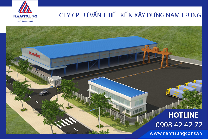 専門的な工場設計コンサルティングプロセス 7 Phối cảnh thiết kế nhà xưởng sản xuất đá Marble - CTY CP MAX