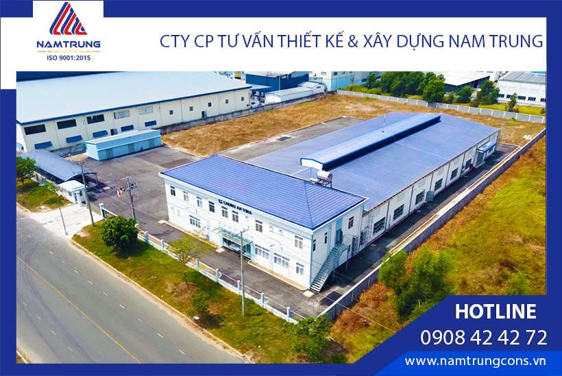 Nhà xưởng công nghiệp kết hợp văn phòng Chung Ah Vina (hoàn thiện năm 2023)