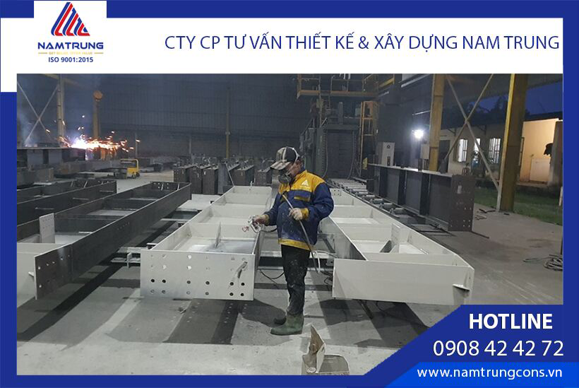 Sơn kết cấu thép hoàn thiện