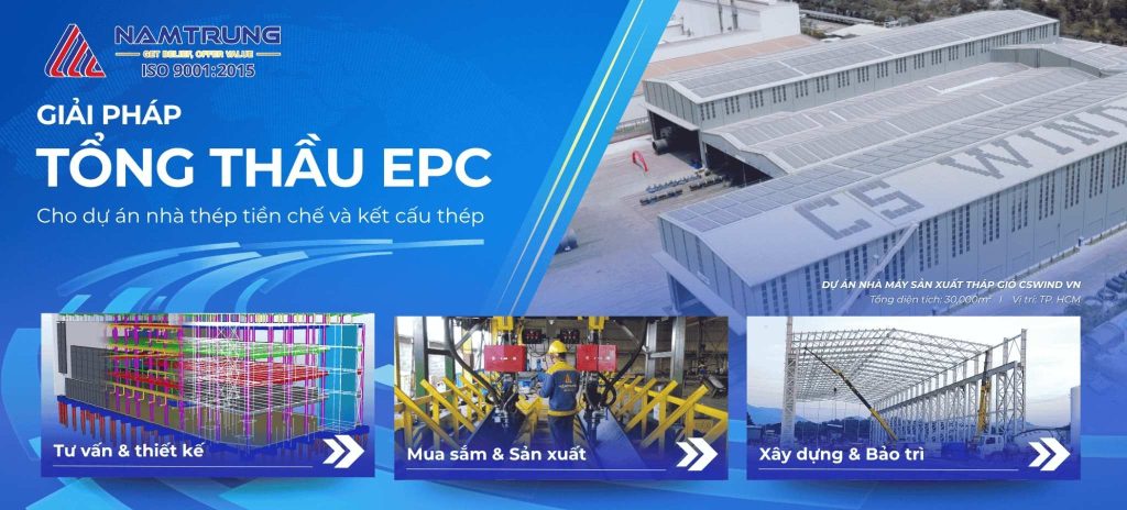 Top 10 công ty kết cấu thép uy tín tại Việt Nam năm 2026 13 Nam trung construction - Tổng Thầu EPC kết cấu thép