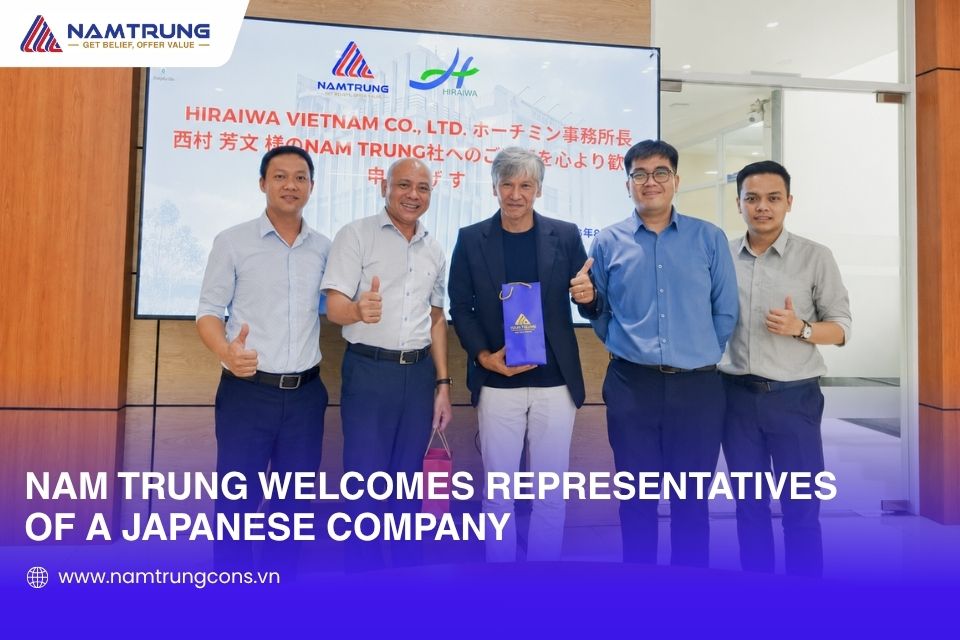 Nam Trung Welcomes Representatives of a Japanese Company